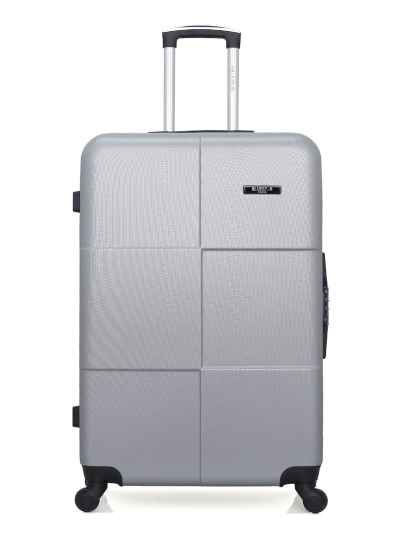 BLUESTAR - Valise Grand Format ABS MIAMI  4 Roues 75 cm Gris - Kiabi