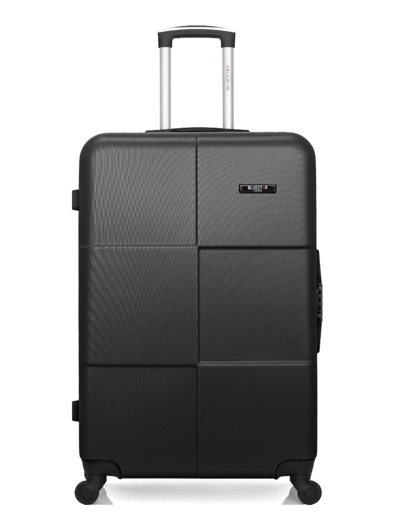 BLUESTAR - Valise Grand Format ABS MIAMI  4 Roues 75 cm Noir - Kiabi