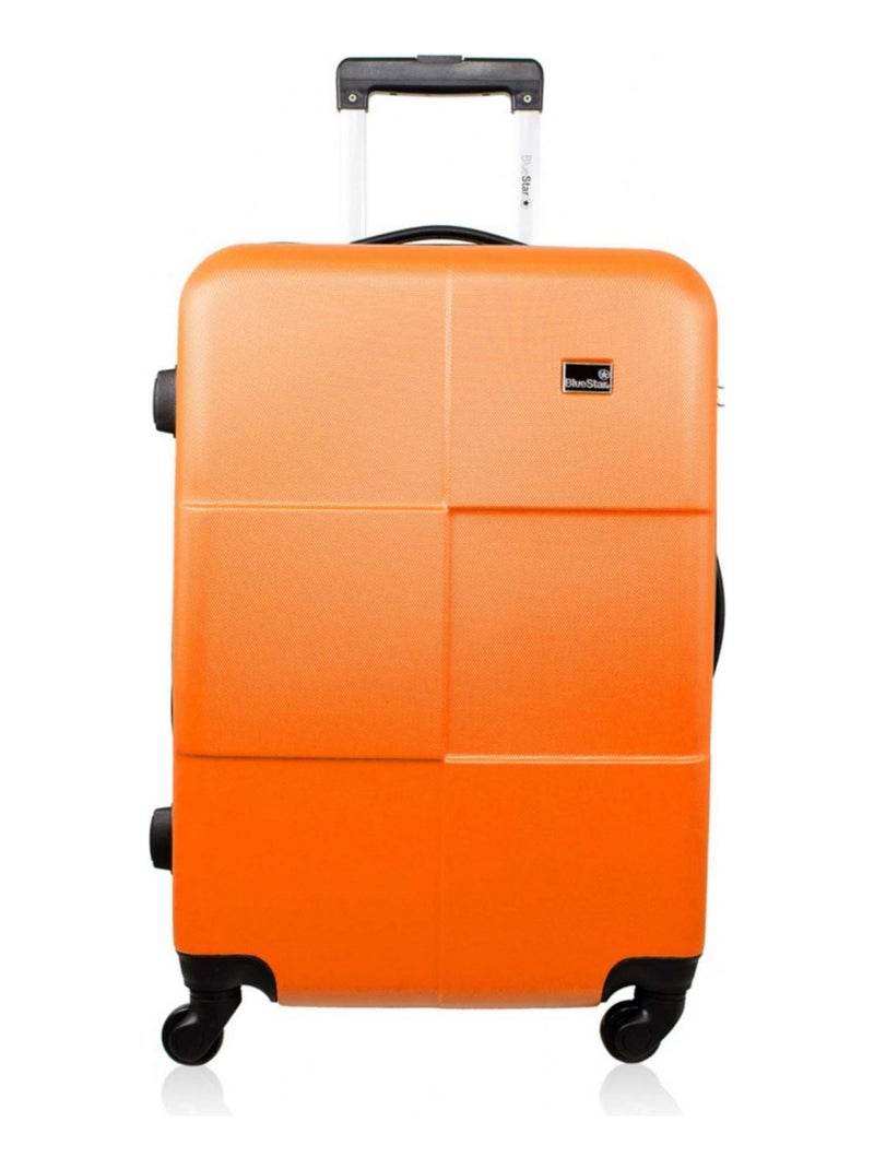 BLUESTAR - Valise Grand Format ABS MIAMI  4 Roues 75 cm Orange - Kiabi