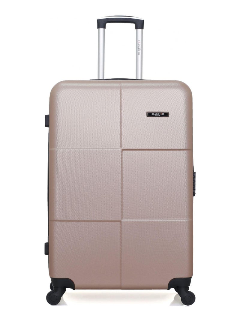 BLUESTAR - Valise Grand Format ABS MIAMI  4 Roues 75 cm Rose - Kiabi