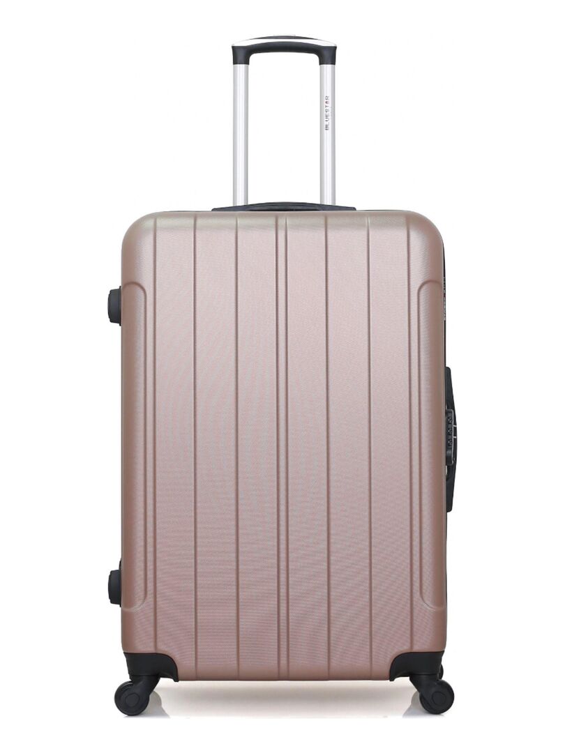 Bluestar Valise Grand Format Abs Napoli Roues Cm Rose Kiabi