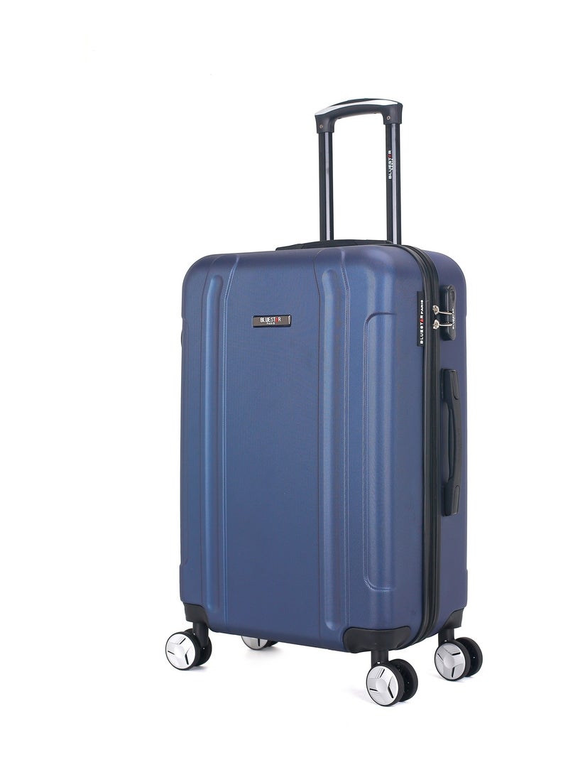 BLUESTAR - Valise Grand Format BALTIMORE 75 cm 4 Roues Bleu Bleu marine - Kiabi