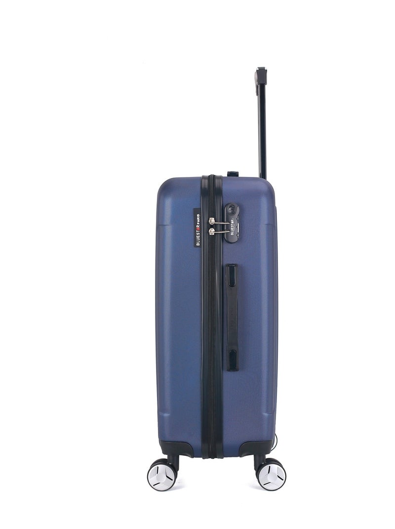 BLUESTAR - Valise Grand Format BALTIMORE 75 cm 4 Roues Bleu Bleu marine - Kiabi