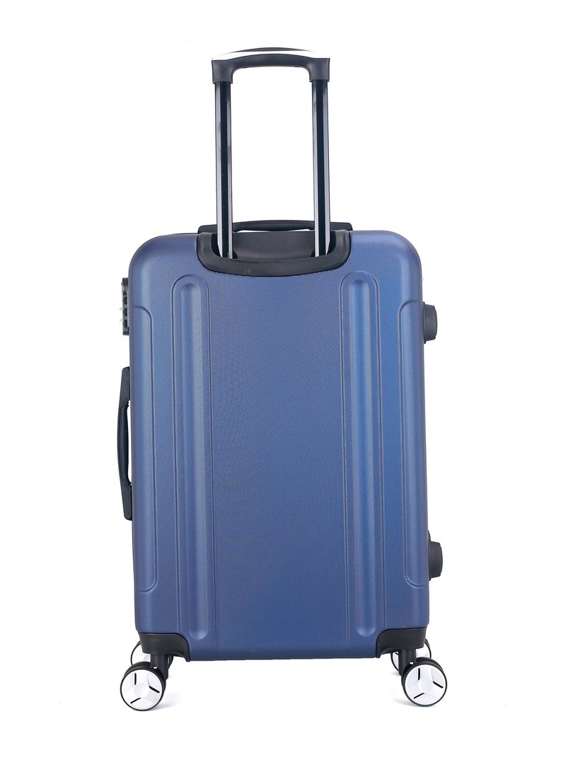 BLUESTAR - Valise Grand Format BALTIMORE 75 cm 4 Roues Bleu Bleu marine - Kiabi