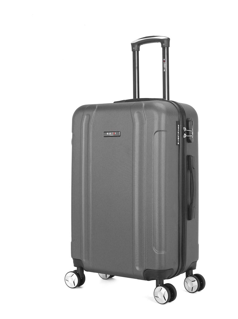 BLUESTAR - Valise Grand Format BALTIMORE 75 cm 4 Roues Gris foncé - Kiabi