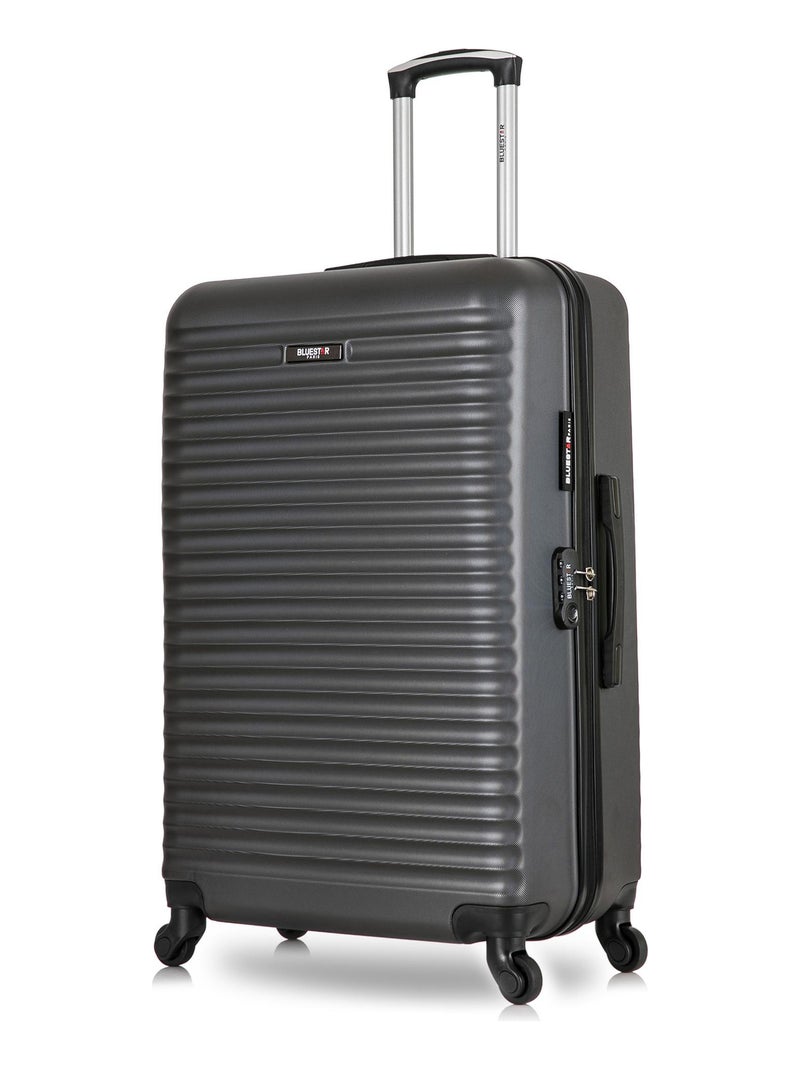 BLUESTAR - Valise Grand Format BRAZILIA 75 cm 4 Roues Gris foncé - Kiabi