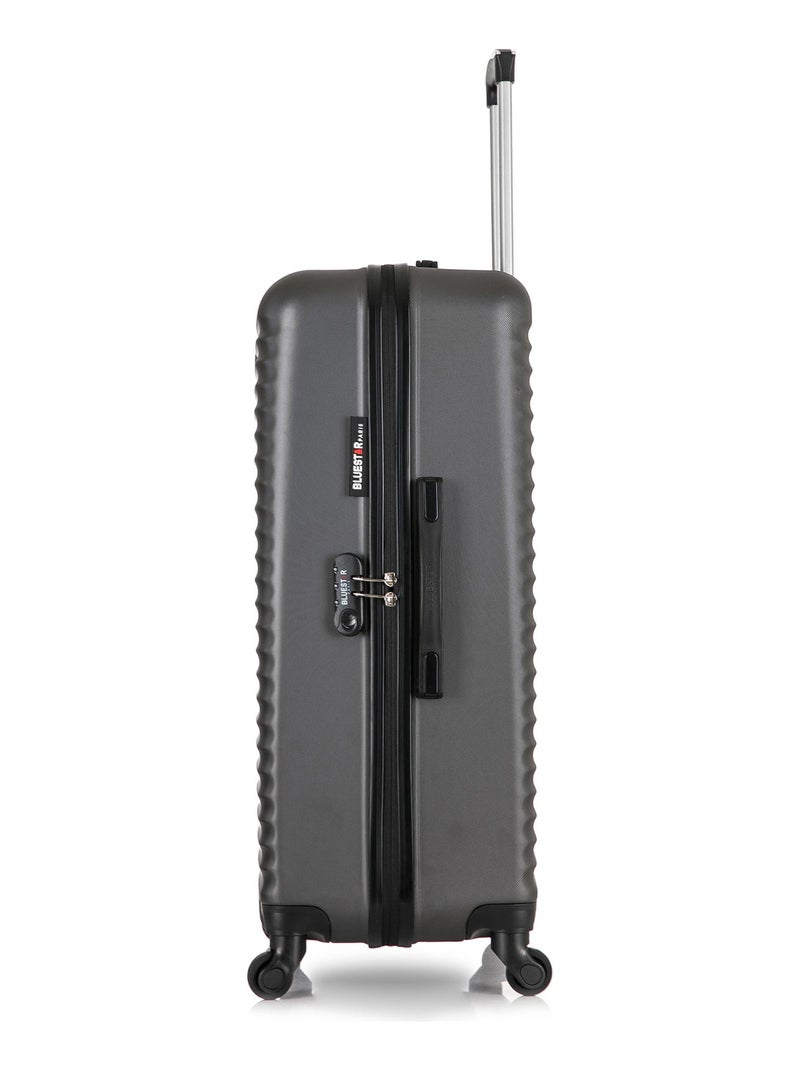BLUESTAR - Valise Grand Format BRAZILIA 75 cm 4 Roues Gris foncé - Kiabi