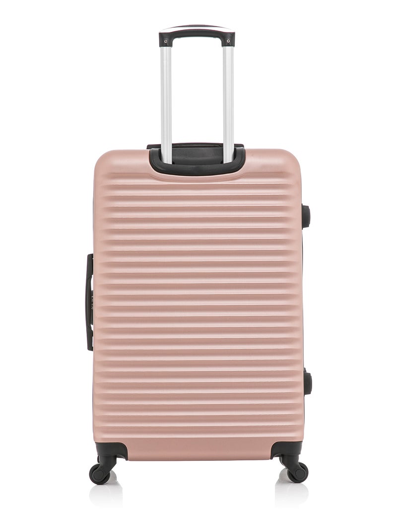 BLUESTAR - Valise Grand Format BRAZILIA 75 cm 4 Roues Rose Métal - Kiabi