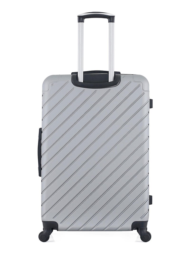 BLUESTAR - Valise Grand Format CITE 75 cm 4 Roues Gris - Kiabi