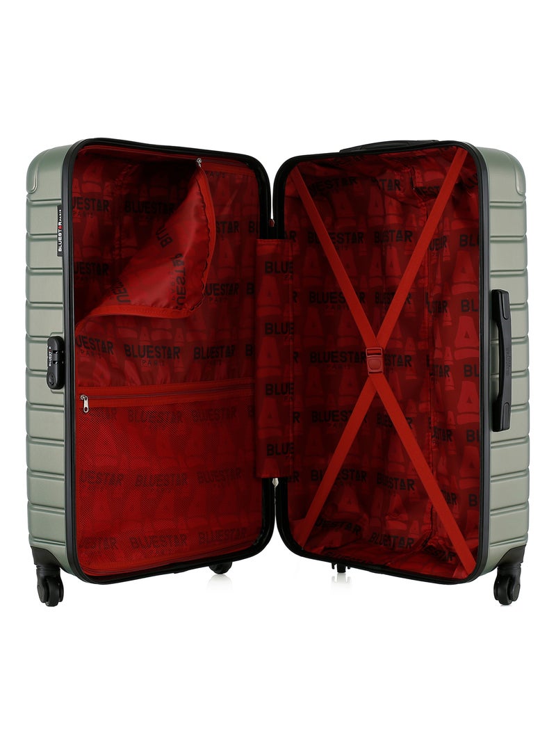 BLUESTAR - Valise Grand Format CITE 75 cm 4 Roues Kaki - Kiabi