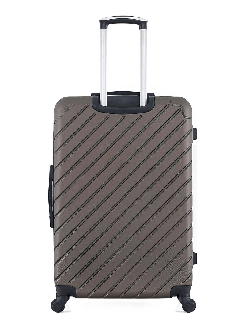 BLUESTAR - Valise Grand Format CITE 75 cm 4 Roues Marron - Kiabi