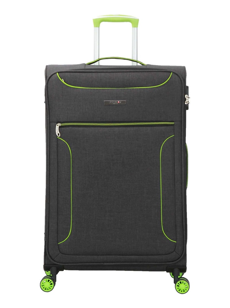 BLUESTAR - Valise Grand Format CONCORDE 78 cm 4 Roues Vert - Kiabi