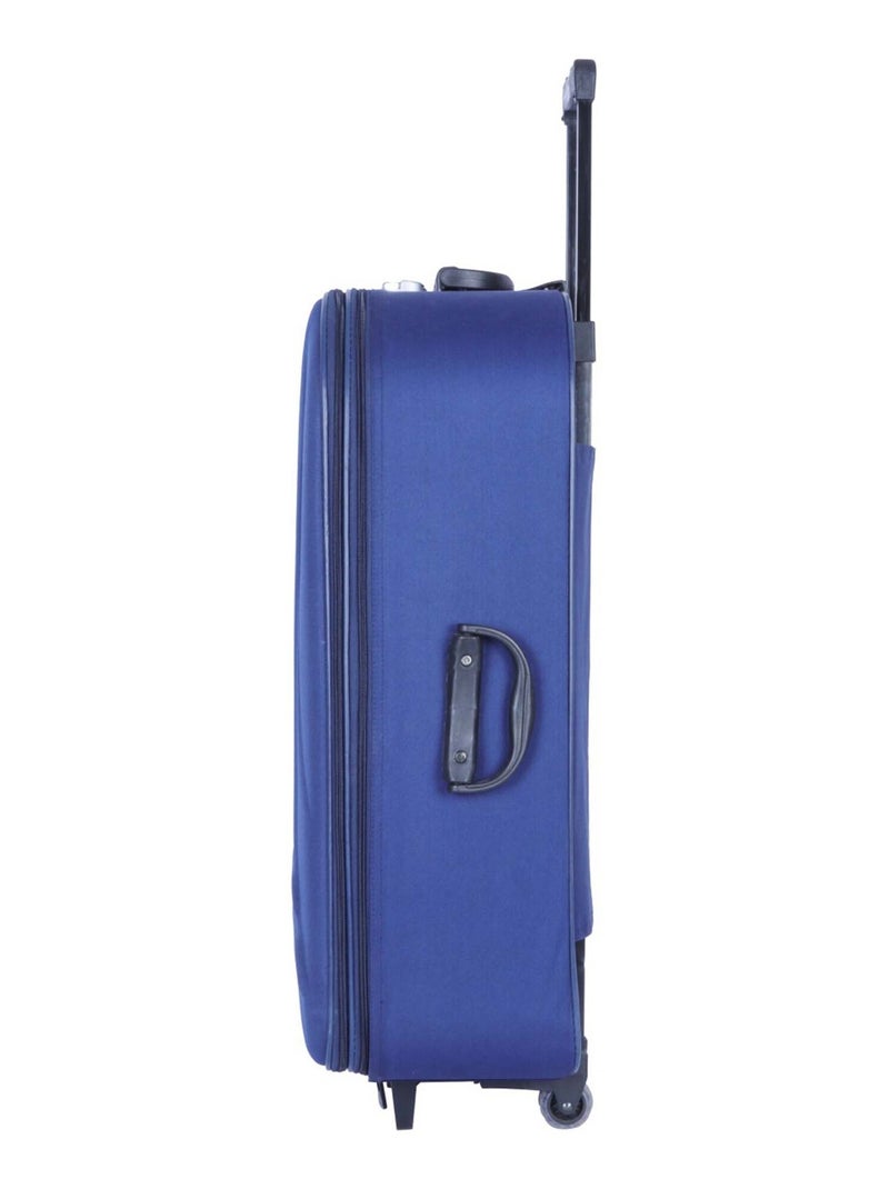 BLUESTAR - Valise Grand Format DACCA 77 cm 2 Roues Bleu Bleu marine - Kiabi