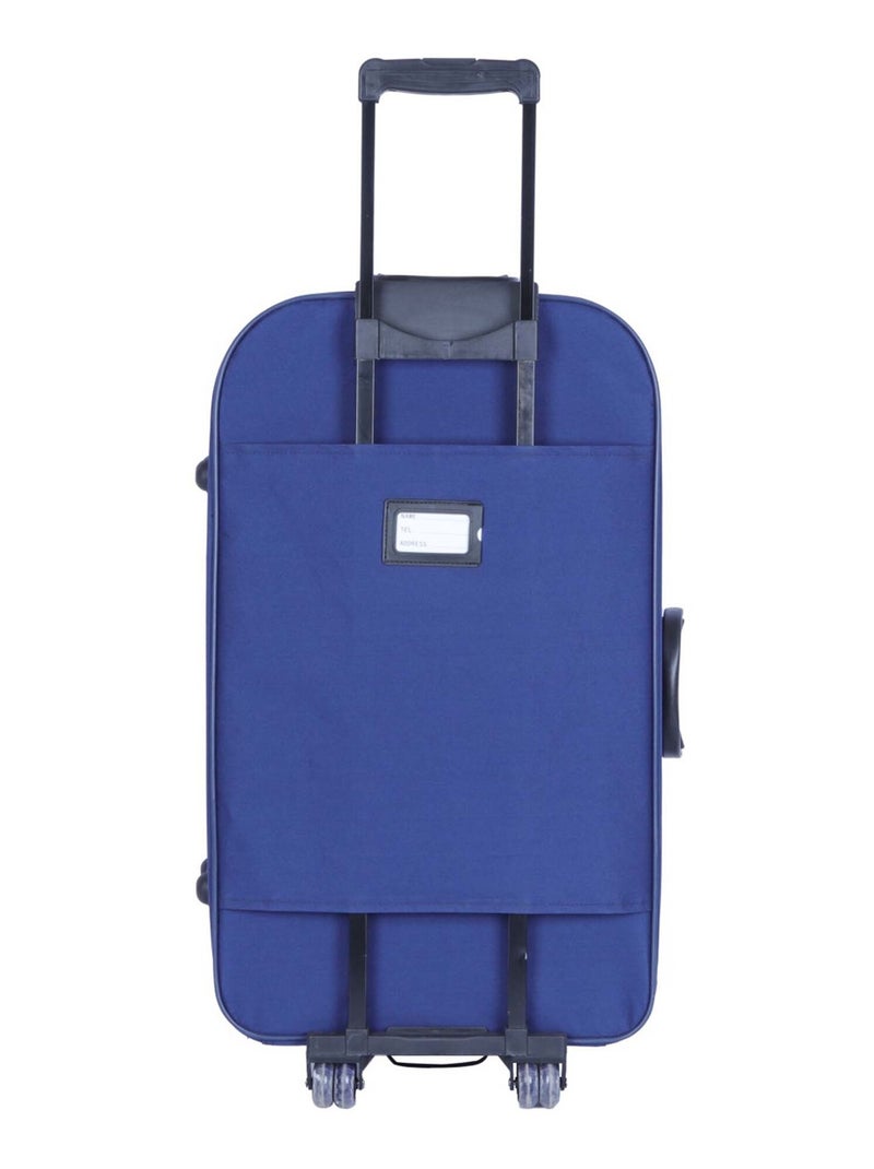 BLUESTAR - Valise Grand Format DACCA 77 cm 2 Roues Bleu Bleu marine - Kiabi