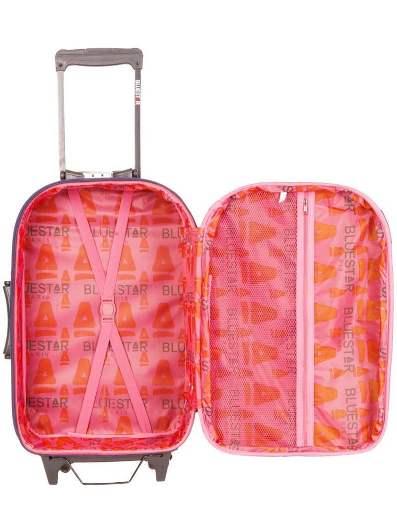 BLUESTAR - Valise Grand Format DACCA 77 cm 2 Roues Bleu Bleu marine - Kiabi