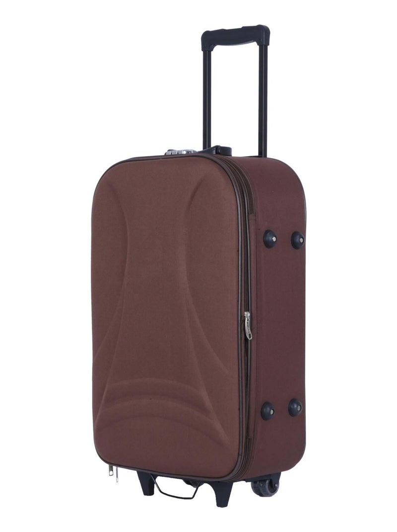 BLUESTAR - Valise Grand Format DACCA 77 cm 2 Roues Marron - Kiabi
