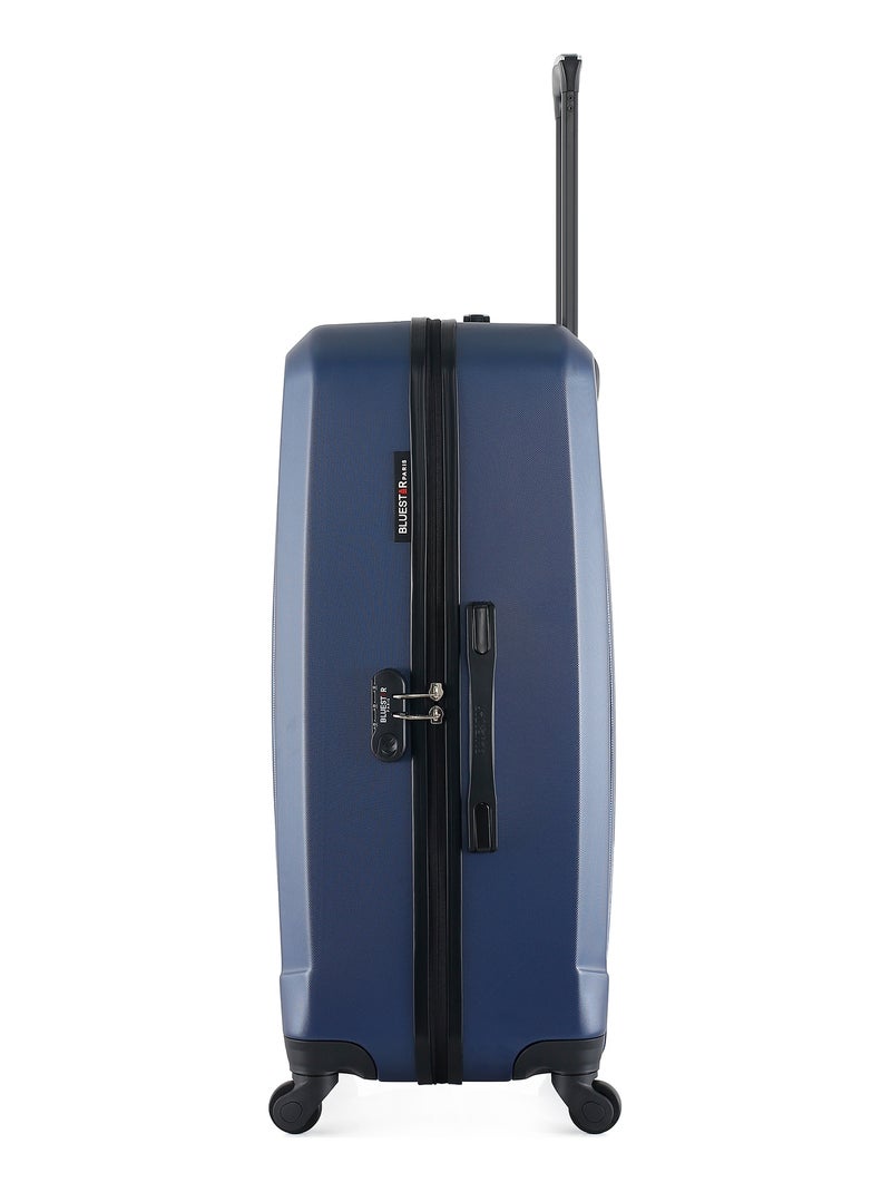 BLUESTAR - Valise Grand Format HAGEN 75 cm 4 Roues Bleu Bleu marine - Kiabi