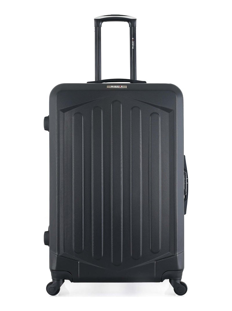 BLUESTAR - Valise Grand Format HAGEN 75 cm 4 Roues Noir - Kiabi