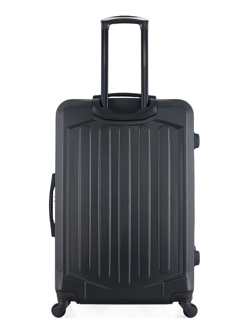 BLUESTAR - Valise Grand Format HAGEN 75 cm 4 Roues Noir - Kiabi