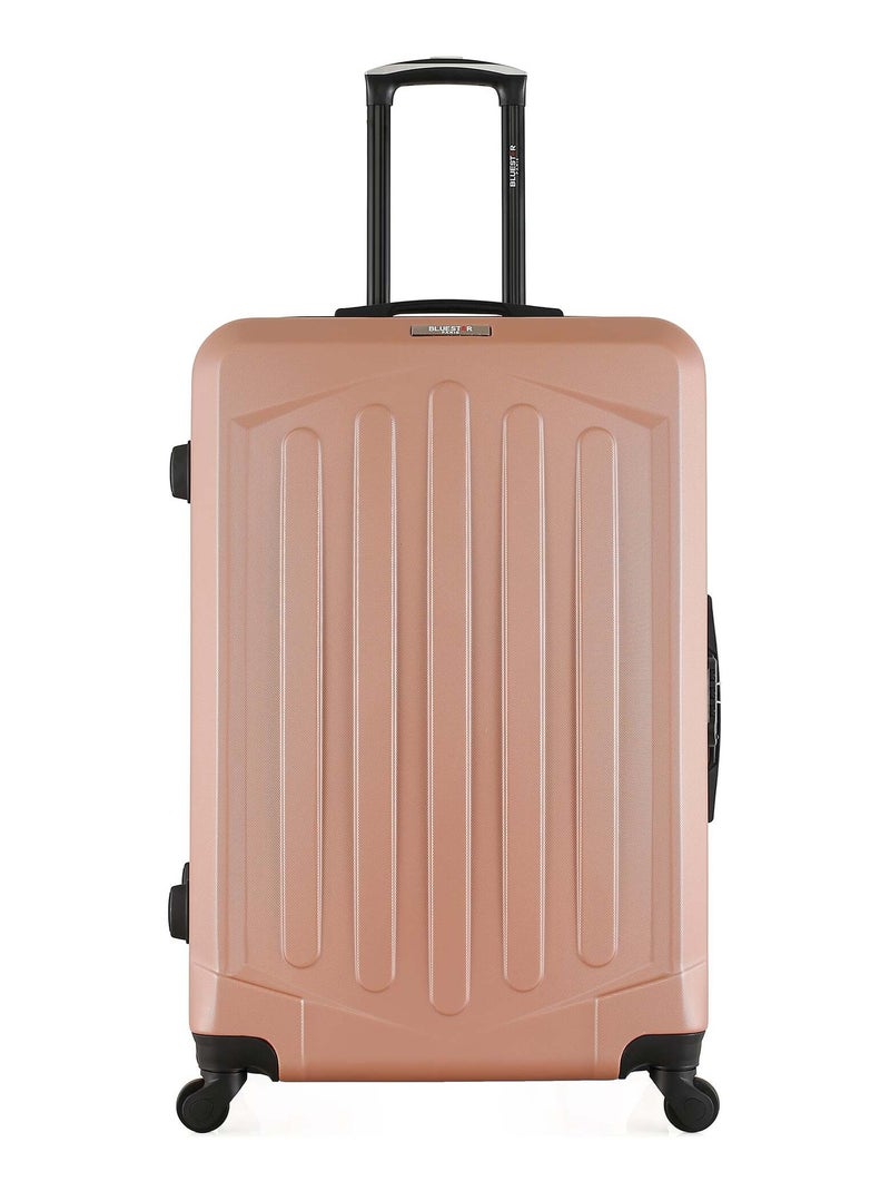 BLUESTAR - Valise Grand Format HAGEN 75 cm 4 Roues Rose clair - Kiabi