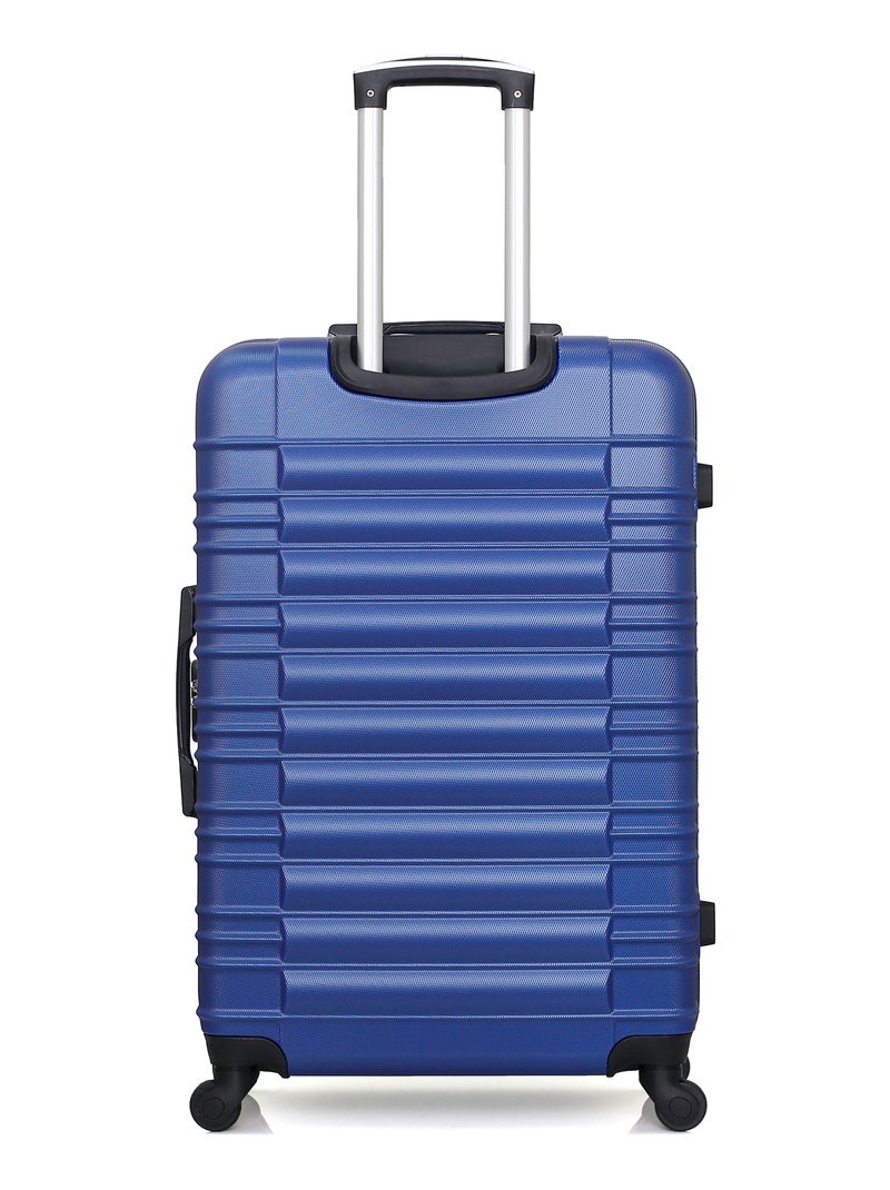 BLUESTAR - Valise Grand Format LIMA 75 cm 4 Roues Bleu Bleu marine - Kiabi