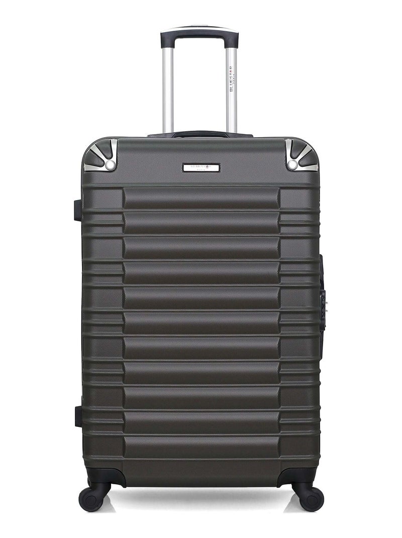 BLUESTAR - Valise Grand Format LIMA 75 cm 4 Roues Gris foncé - Kiabi