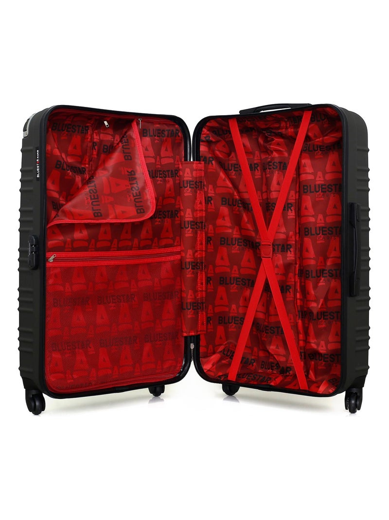 BLUESTAR - Valise Grand Format LIMA 75 cm 4 Roues Gris foncé - Kiabi