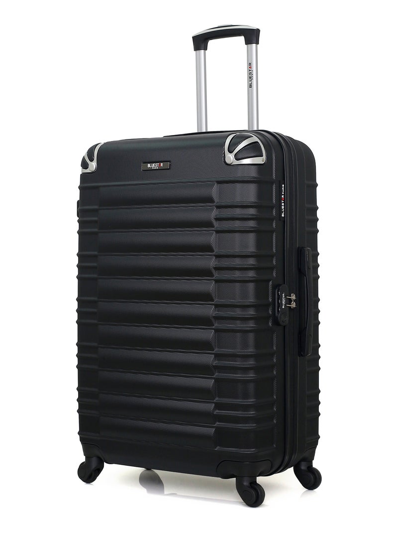BLUESTAR - Valise Grand Format LIMA 75 cm 4 Roues Noir - Kiabi