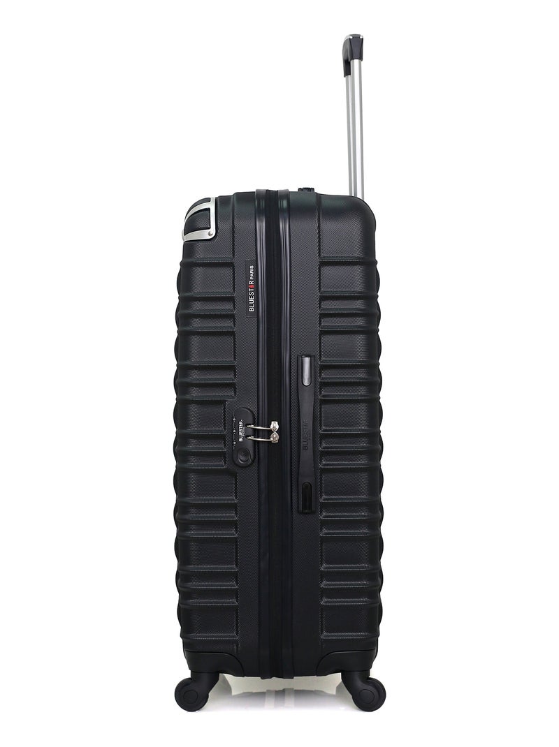 BLUESTAR - Valise Grand Format LIMA 75 cm 4 Roues Noir - Kiabi