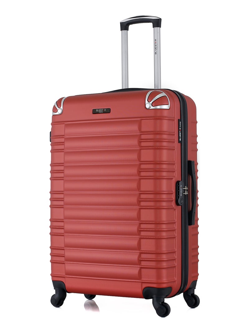 BLUESTAR - Valise Grand Format LIMA 75 cm 4 Roues Terracotta - Kiabi