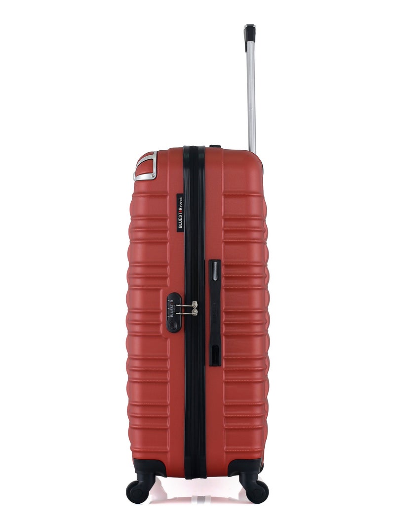 BLUESTAR - Valise Grand Format LIMA 75 cm 4 Roues Terracotta - Kiabi