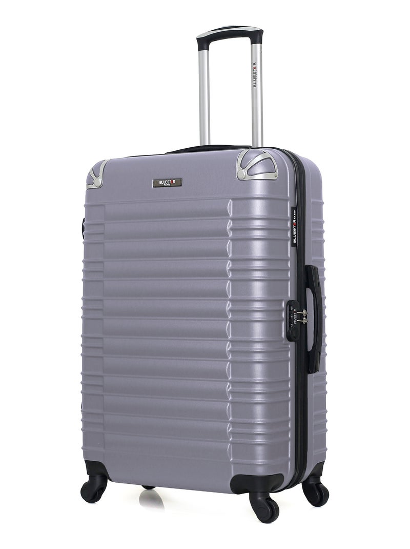 BLUESTAR - Valise Grand Format LIMA 75 cm 4 Roues Violet - Kiabi