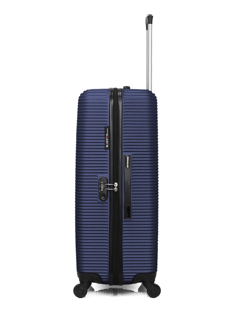 BLUESTAR - Valise Grand Format LONDON 75 cm 4 Roues Bleu Bleu marine - Kiabi