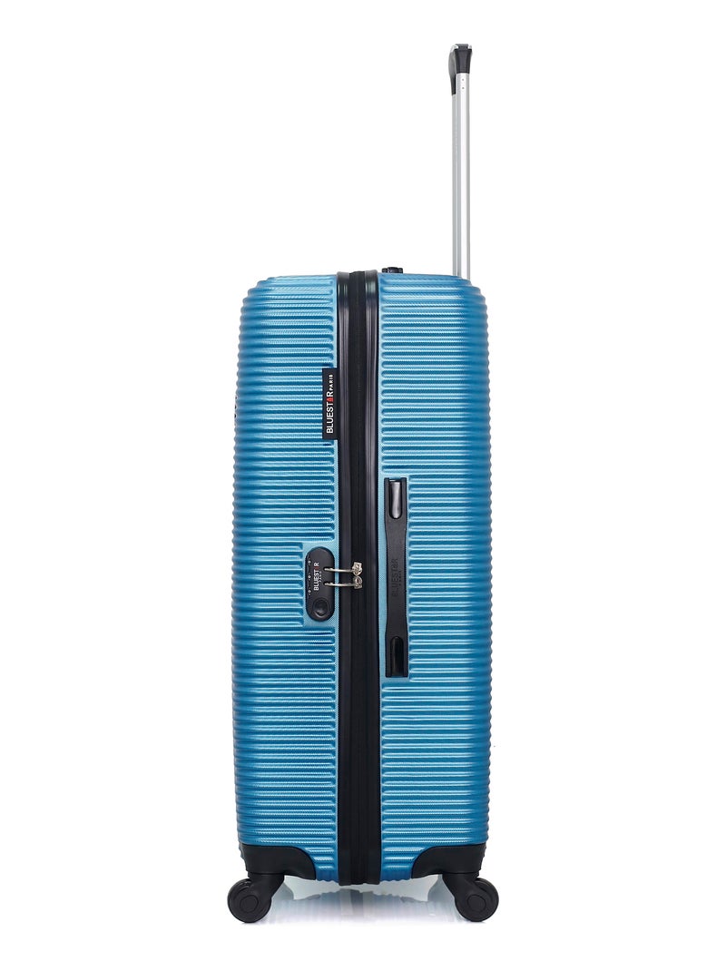 BLUESTAR - Valise Grand Format LONDON 75 cm 4 Roues Bleu - Kiabi