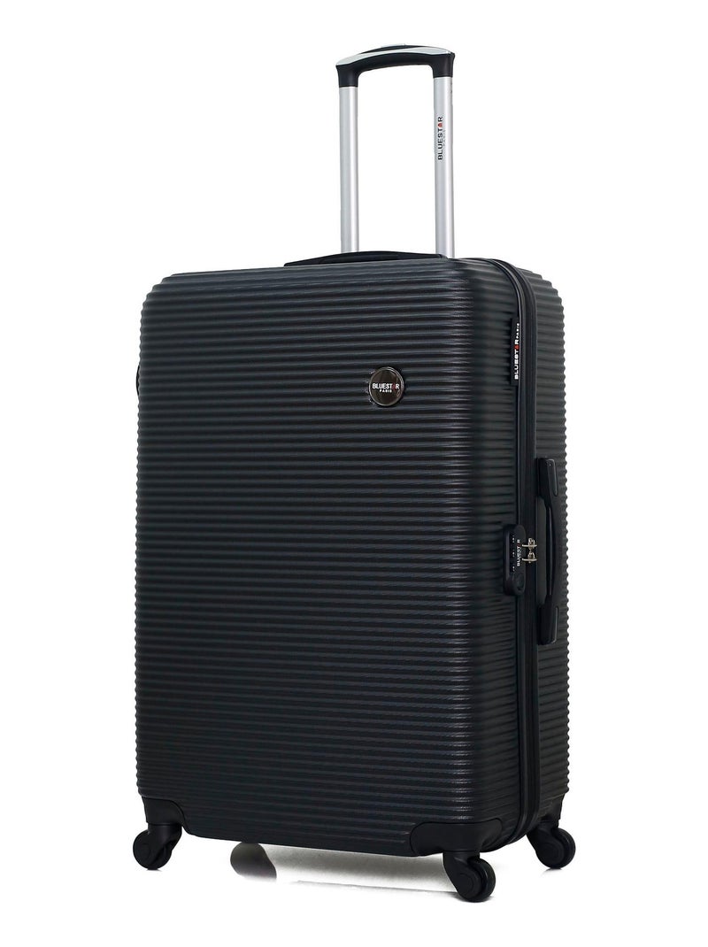 BLUESTAR - Valise Grand Format LONDON 75 cm 4 Roues Noir - Kiabi