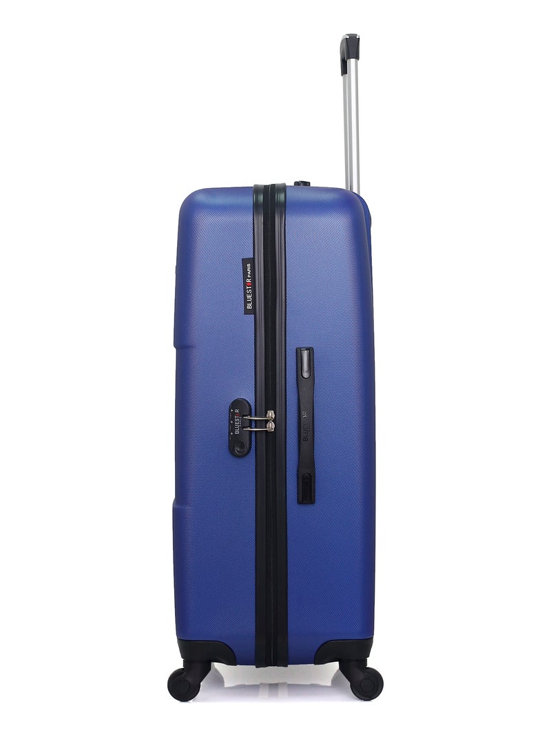 BLUESTAR - Valise Grand Format MIAMI 75 cm 4 Roues Bleu Bleu marine - Kiabi
