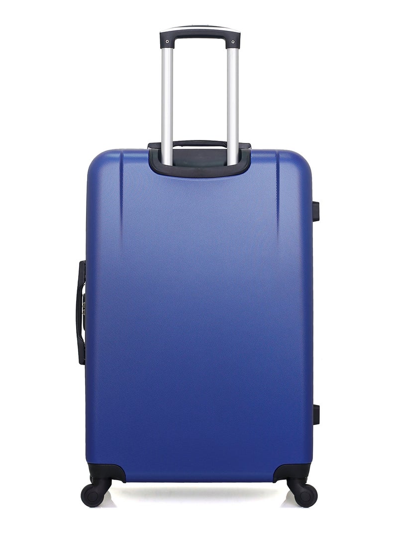 BLUESTAR - Valise Grand Format MIAMI 75 cm 4 Roues Bleu Bleu marine - Kiabi