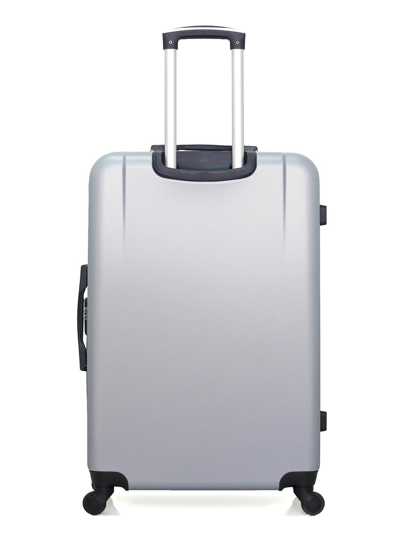 BLUESTAR - Valise Grand Format MIAMI 75 cm 4 Roues Gris - Kiabi