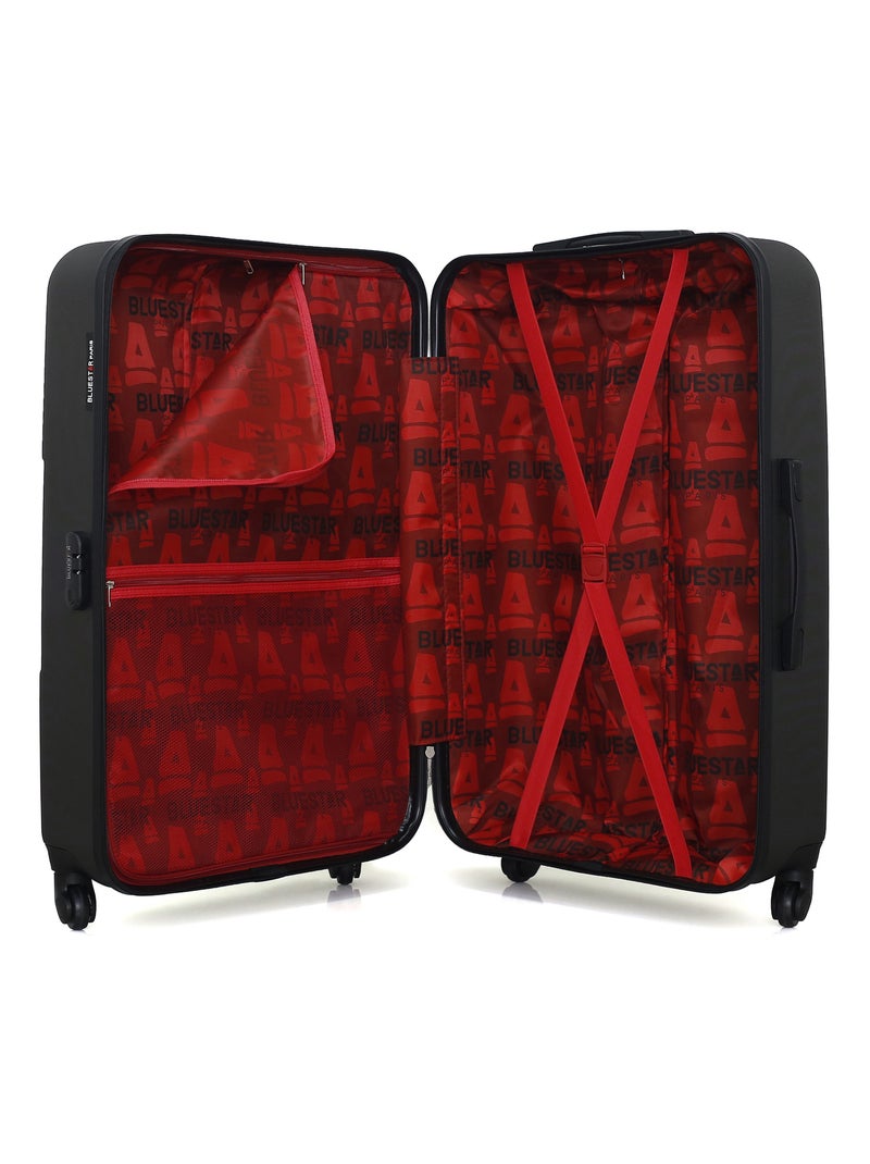 BLUESTAR - Valise Grand Format MIAMI 75 cm 4 Roues Gris foncé - Kiabi