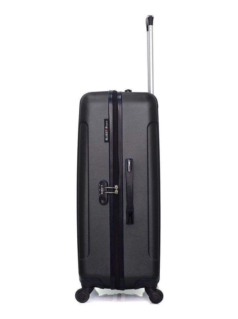 BLUESTAR - Valise Grand Format NAPOLI 75 cm 4 Roues Noir - Kiabi