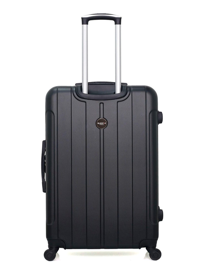 BLUESTAR - Valise Grand Format NAPOLI 75 cm 4 Roues Noir - Kiabi