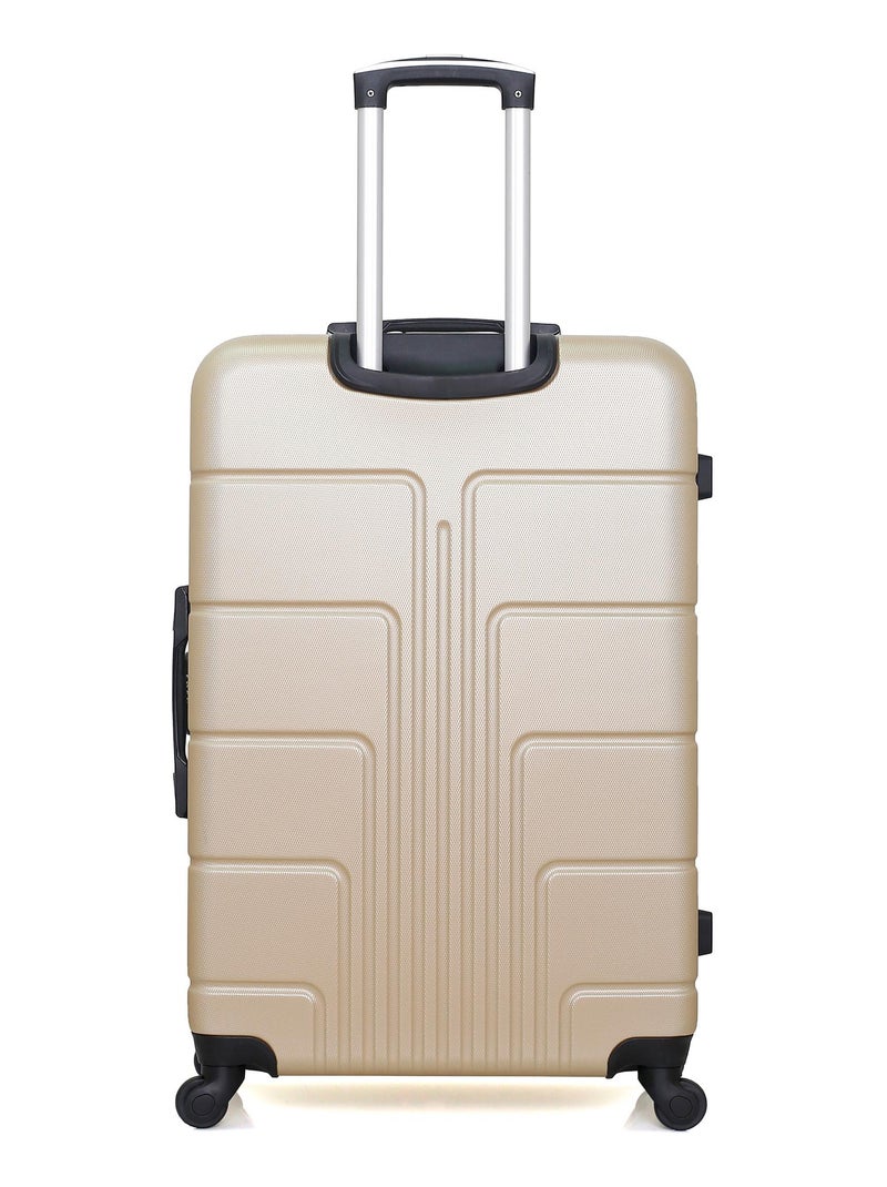 BLUESTAR - Valise Grand Format OTTAWA 75 cm 4 Roues Beige - Kiabi