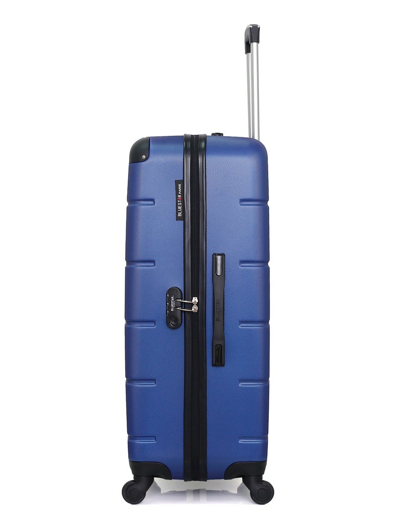 BLUESTAR - Valise Grand Format OTTAWA 75 cm 4 Roues Bleu Bleu marine - Kiabi