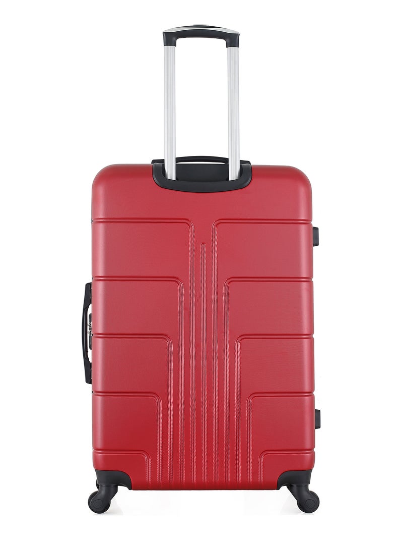BLUESTAR - Valise Grand Format OTTAWA 75 cm 4 Roues Bordeaux - Kiabi