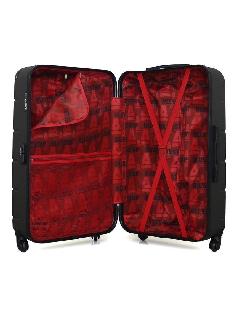 BLUESTAR - Valise Grand Format OTTAWA 75 cm 4 Roues Gris foncé - Kiabi