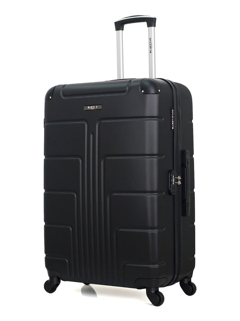 BLUESTAR - Valise Grand Format OTTAWA 75 cm 4 Roues Noir - Kiabi