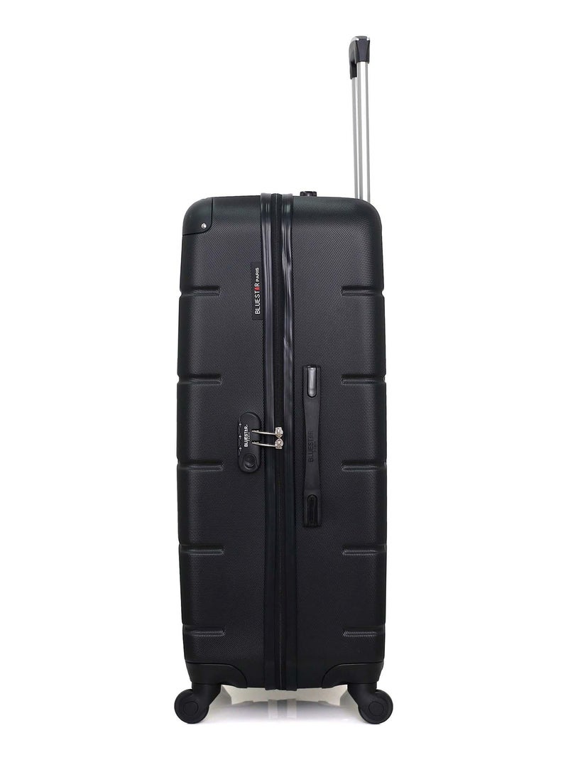 BLUESTAR - Valise Grand Format OTTAWA 75 cm 4 Roues Noir - Kiabi