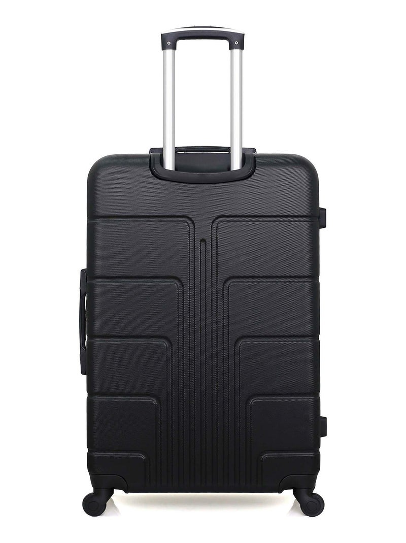 BLUESTAR - Valise Grand Format OTTAWA 75 cm 4 Roues Noir - Kiabi