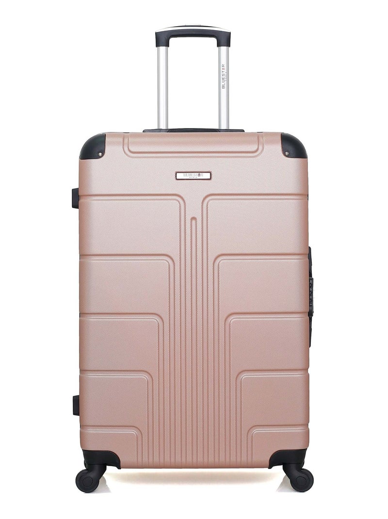 BLUESTAR - Valise Grand Format OTTAWA 75 cm 4 Roues Rose clair - Kiabi