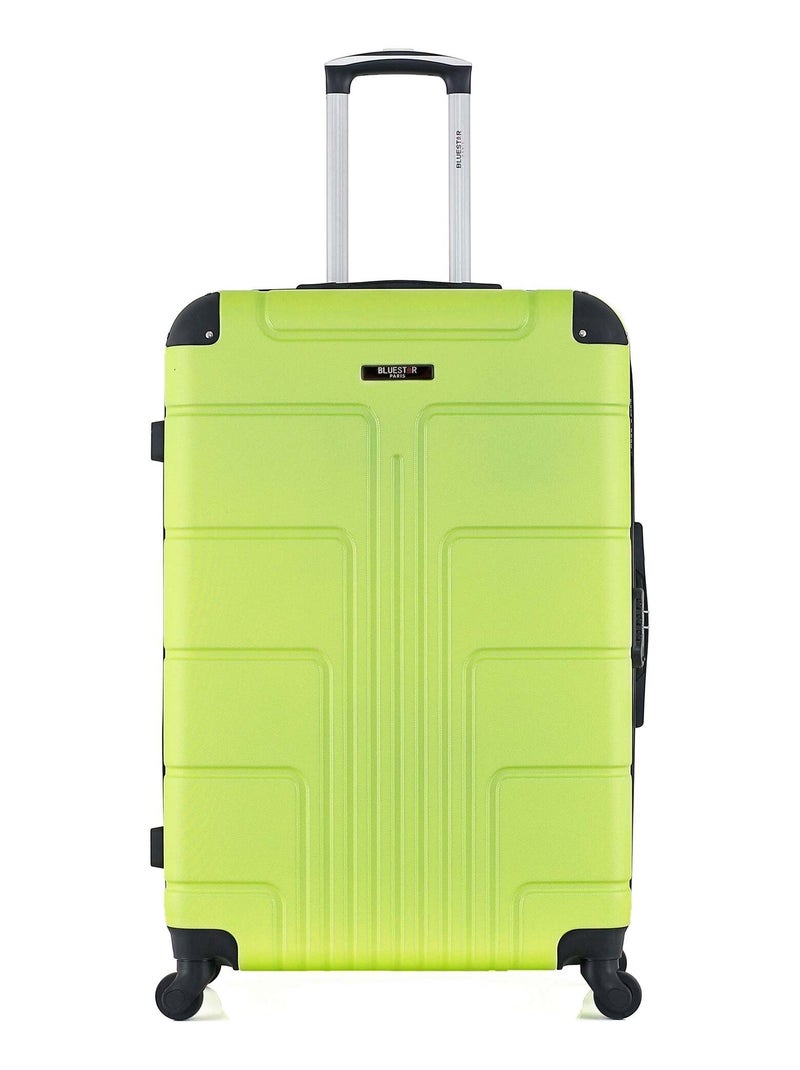 BLUESTAR - Valise Grand Format OTTAWA 75 cm 4 Roues Vert fluo - Kiabi